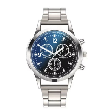 Fashion Men Luxury Watches Mens Business Stainless Steel Casual Quartz Watch for Male Wristwatch Relogio Masculino