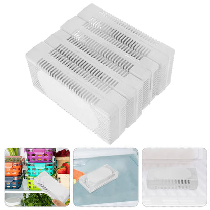 4 Pcs Refrigerator Deodorant Air Freshener Best Purifier Smell Fridge Purifying Bags Activated Carbon Deodorizer Remover Case